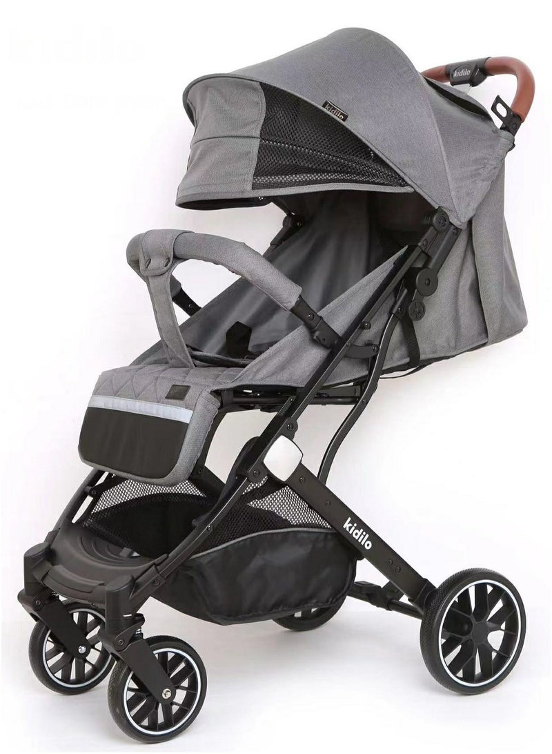 كيديليو أطفال كيديلو K9 - عربة أطفال قابلة للتحويل - قابلة للطي بسهولة بيد واحدة، مزودة بأحزمة أمان خماسية النقاط - Image 1